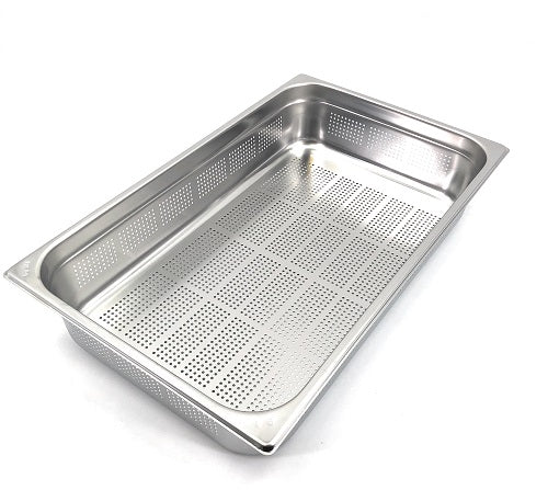 BACINELLA FONDO FORATO INOX 1/1 40h GNF1140
