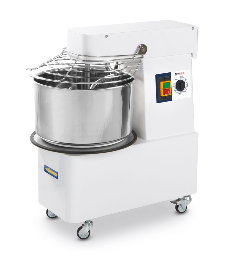 Miscelatore a spirale con testa e ciotola fisse, HENDI, 35 kg/h, 10L, 230V/370W, 240x590x(H)575mm