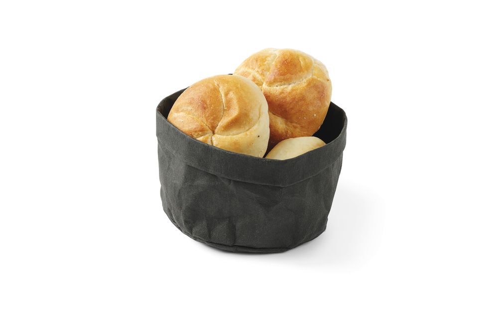 Cestini da pane in carta, HENDI, Nero, 170x170x(H)150mm