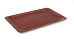Vassoio di servizio, rettangolare, antiscivolo, laminato, AmerBox, Mogano, 330x430mm