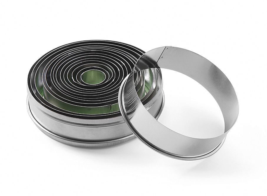 Set coppapasta tondi, HENDI, con bordo liscio, ø19-112, (H)35mm