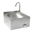 Lavandino con azionamento a ginocchio, HENDI, 400x400x(H)450mm