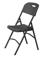 Sedia da catering nera, HENDI, Carico massimo 180 Kg., Nero, 540x440x(H)840mm