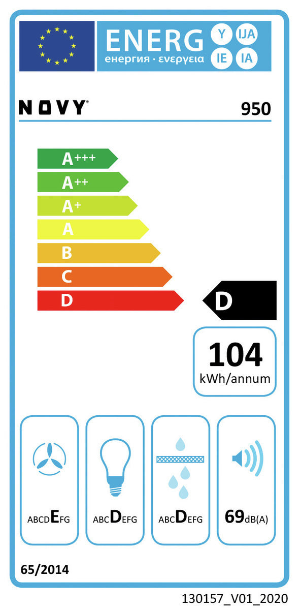 Cappa Professionale aspirante Novy, B1000, CNS