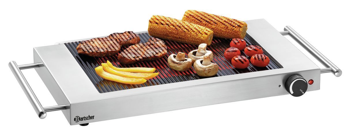 Piano Grill  Elettrica Professionale  GP1200, rigato