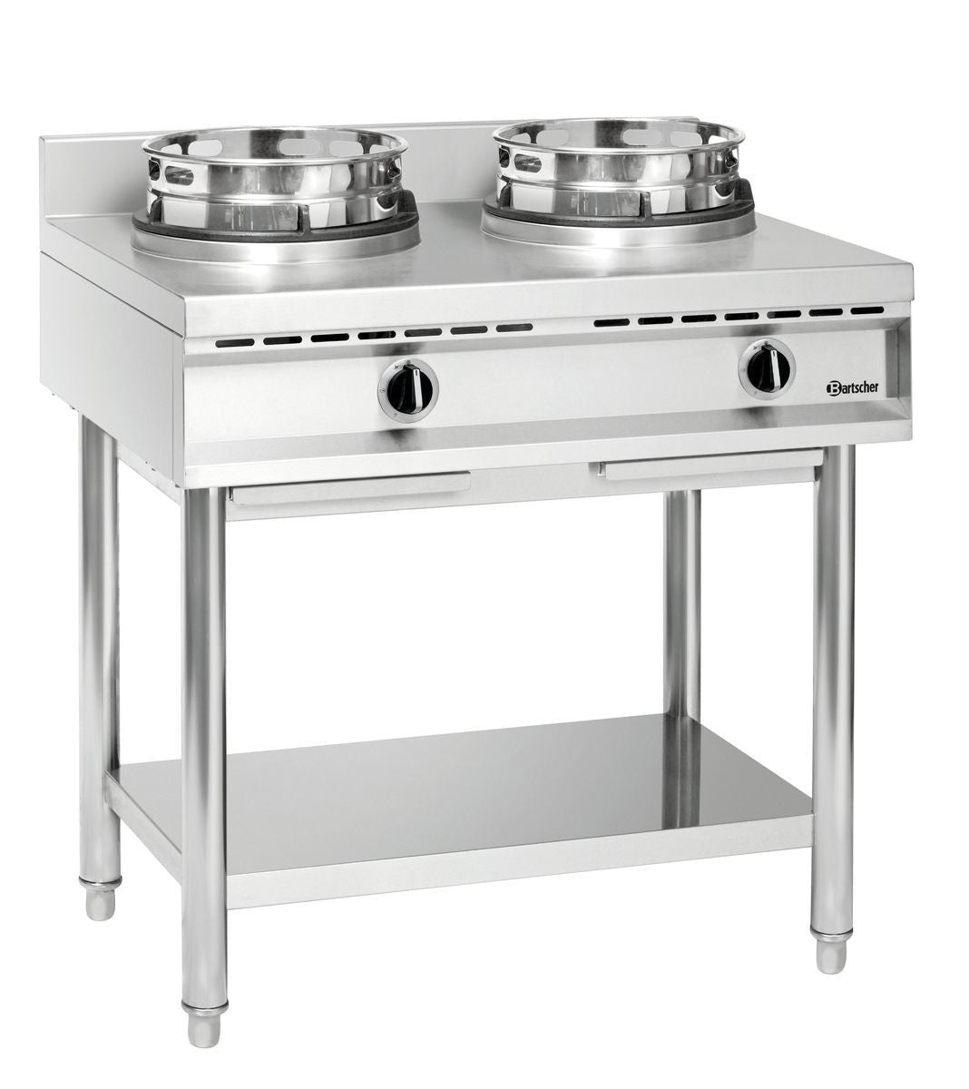 Fornello Wok, 2 bruciatori