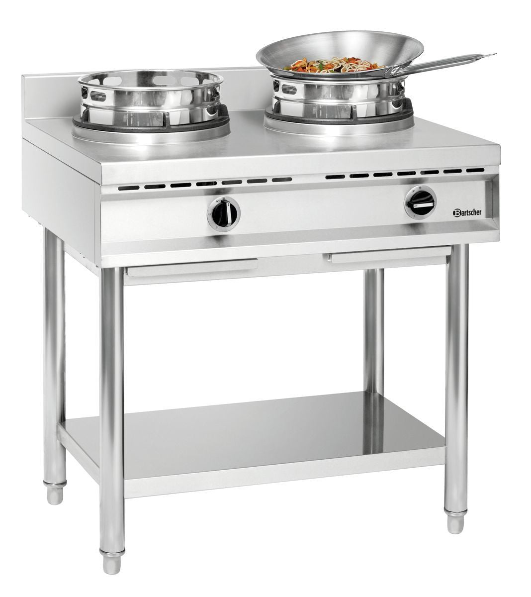 Fornello Wok, 2 bruciatori