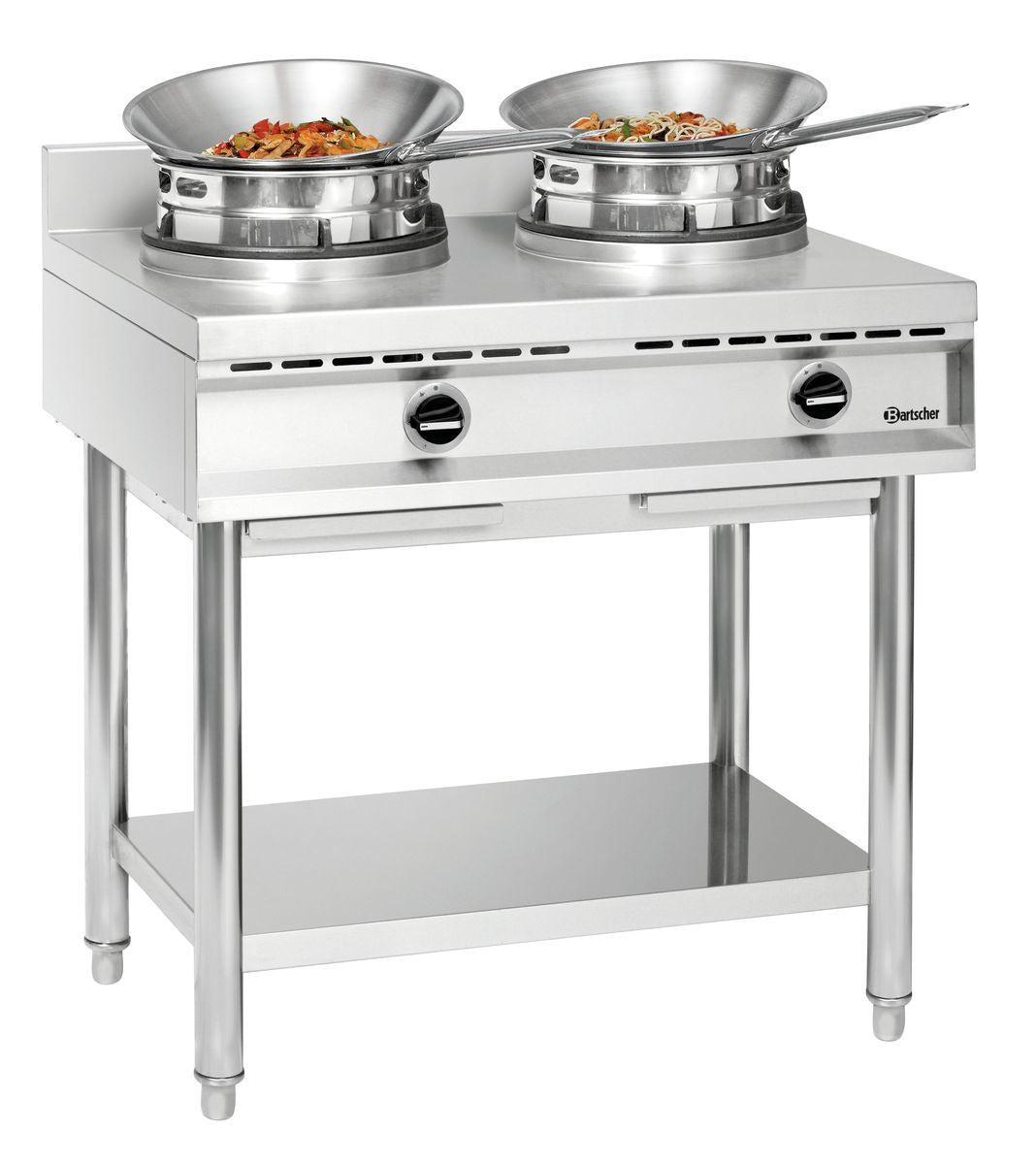 Fornello Wok, 2 bruciatori