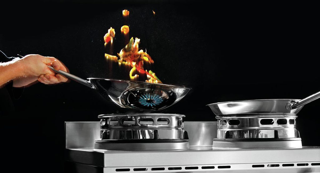 Fornello Wok, 2 bruciatori