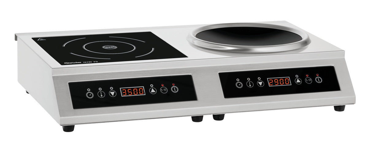 Combin. piastra ad induzione-Wok IKIW 70