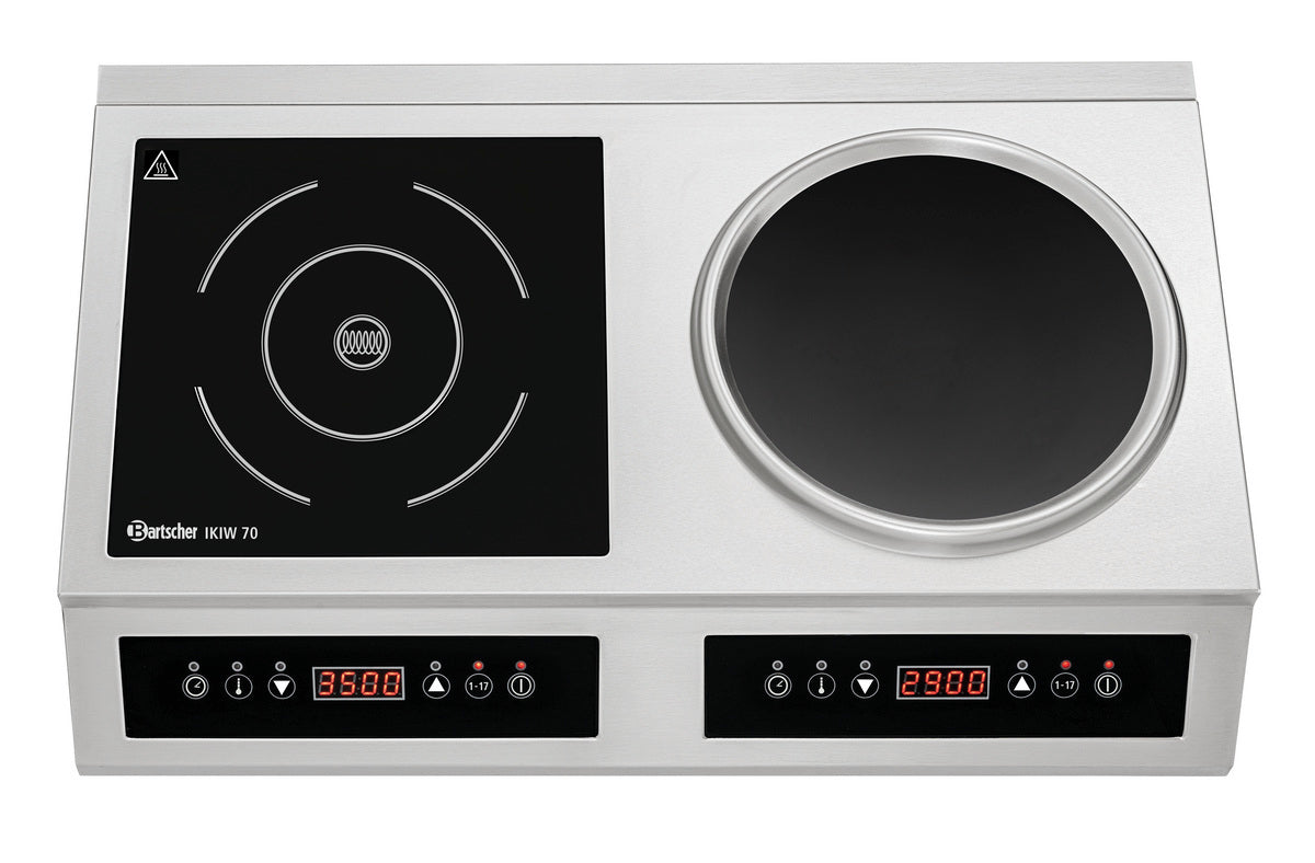 Combin. piastra ad induzione-Wok IKIW 70