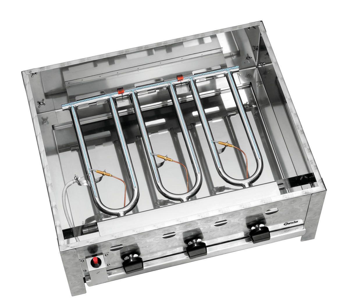 Piastra Professionale a gas  da appoggio Professionale (Griglia) TB1000R