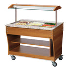 Carrello per buffet, caldo, 3x 1/1GN
