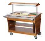 Carrello per buffet, caldo, 3x 1/1GN