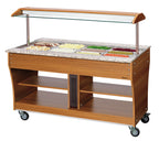 Carrello per buffet, caldo, 4x 1/1GN