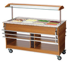 Carrello per buffet, caldo, 4x 1/1GN