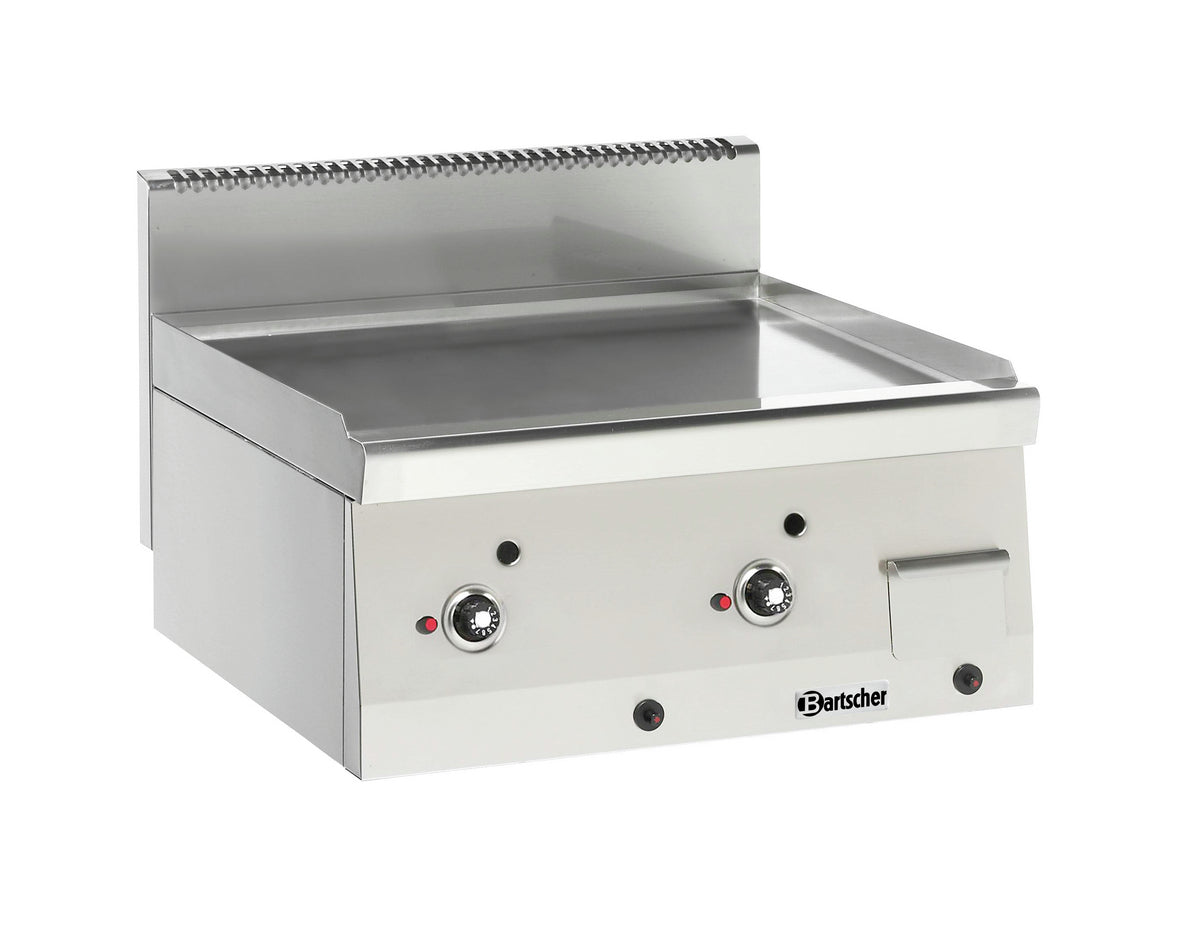 Piastra a gas Professionale 600, B600, liscia