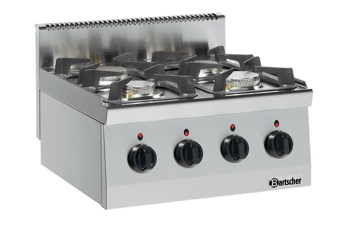 Fornello a gas Professionale 600, B600, 4FL, TG