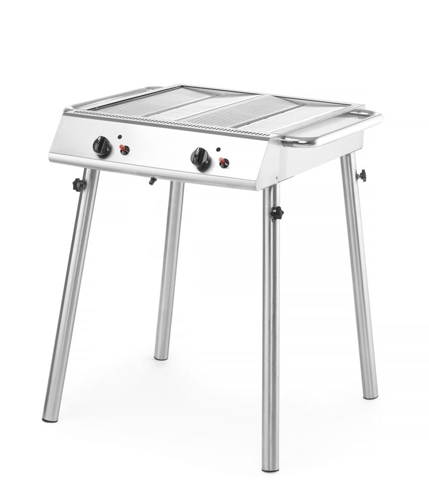 Xantos Griglia a gas , HENDI, 9,5kW, 770x710x(H)870mm