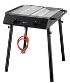 Xantos Black Griglia a gas , HENDI, Nero, 9,5kW, 770x710x(H)870mm