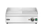 Piastra metà a coste, HENDI, Kitchen Line, 220-240V/2400W, 527x404x(H)233mm