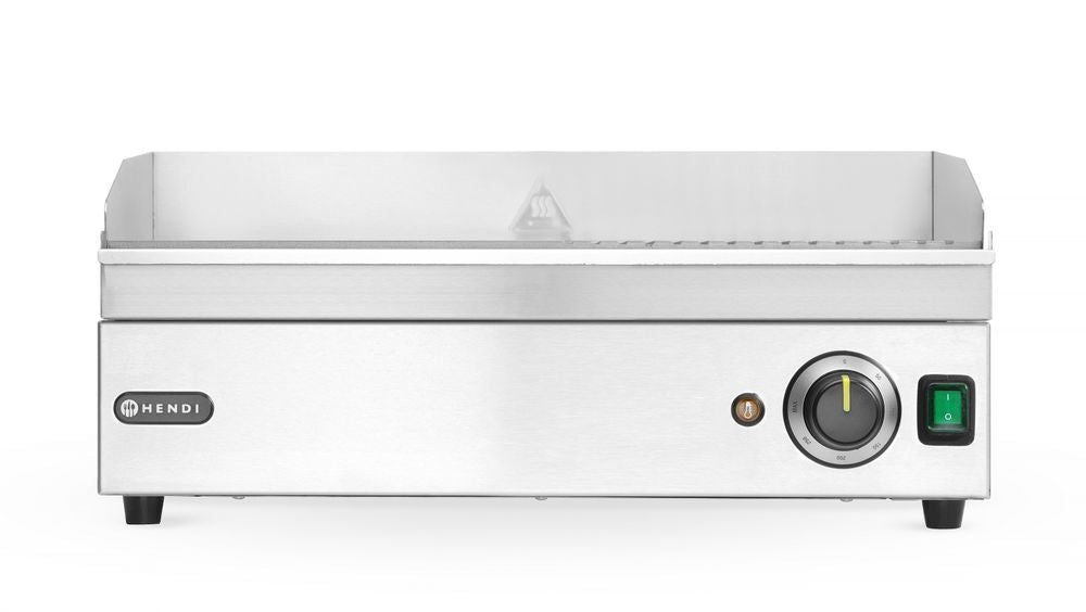 Piastra metà a coste, HENDI, Kitchen Line, 220-240V/2400W, 527x404x(H)233mm