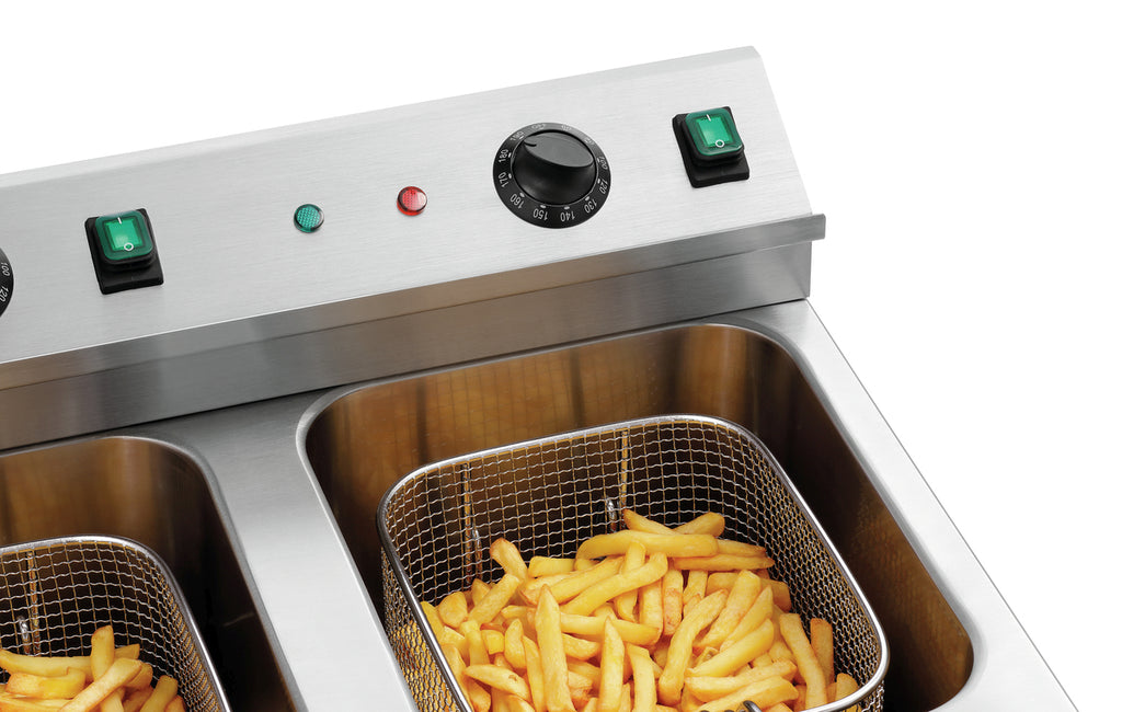 Friggitrice a induzione Professionale 2x8L Plus