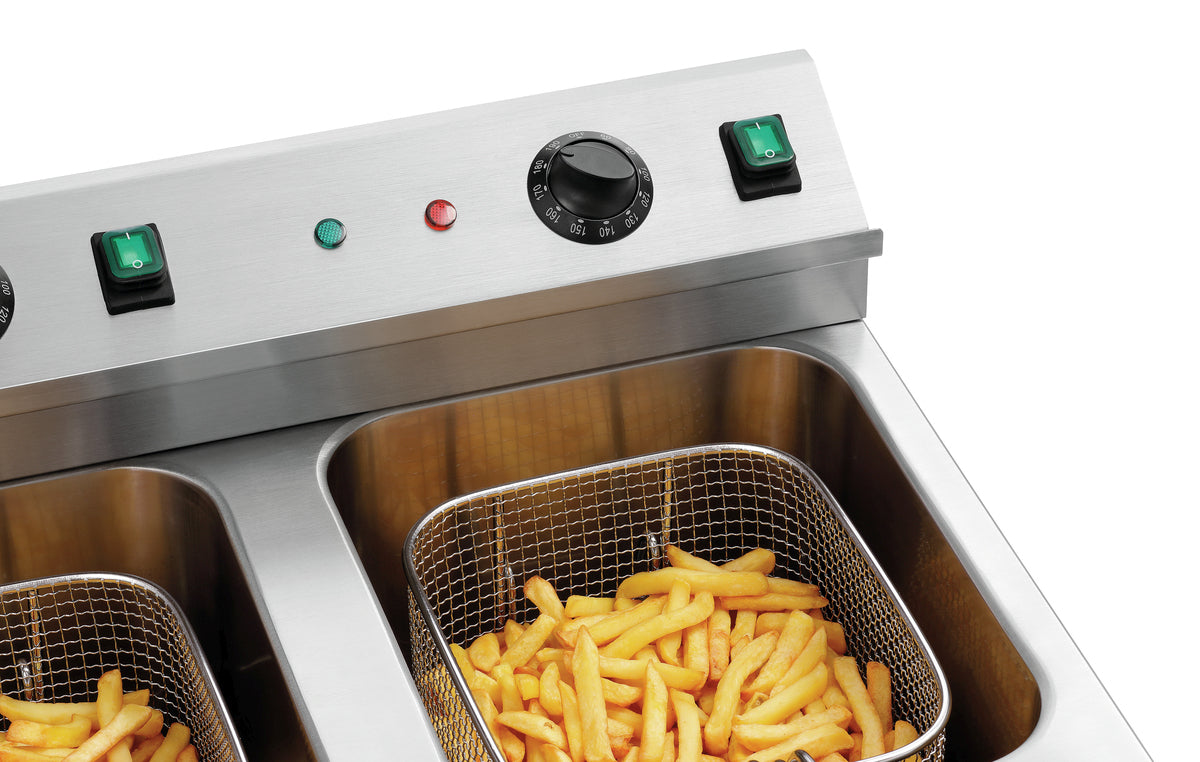 Friggitrice a induzione Professionale 2x8L Plus