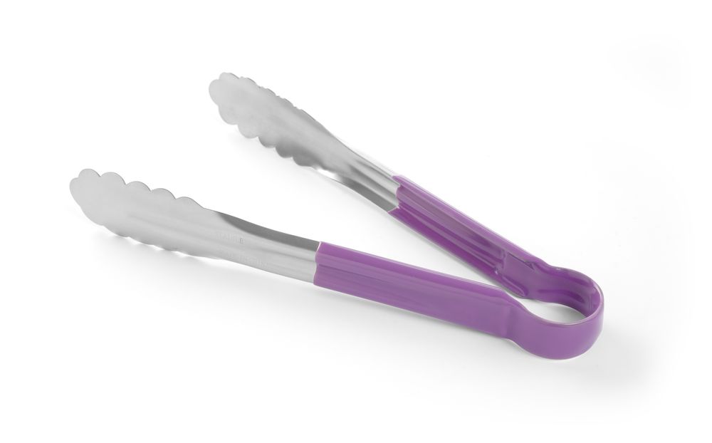 Pinza per servizio HACCP 250 mm, HENDI, Porpora, (L)250mm