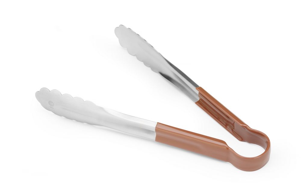 Pinza per servizio HACCP 250 mm, HENDI, Marrone, (L)250mm