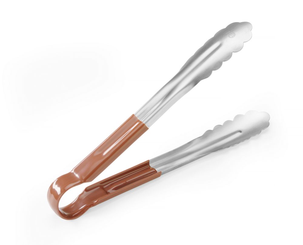 Pinza per servizio HACCP 250 mm, HENDI, Marrone, (L)250mm