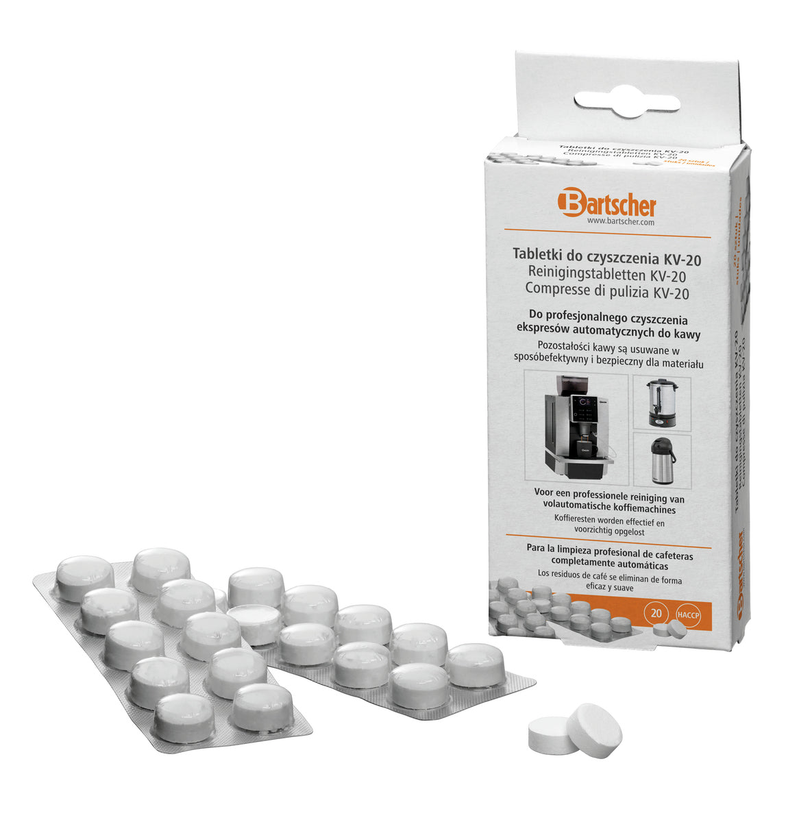 Pastiglie per la pulizia KV-20
