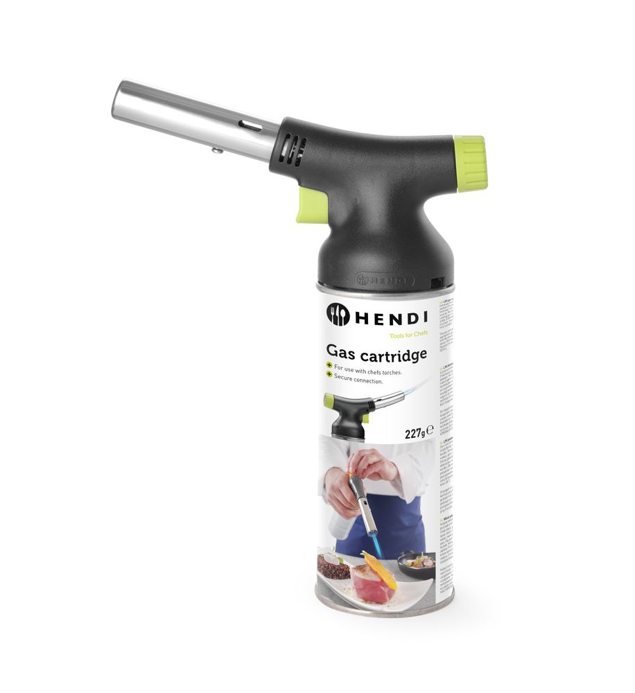 Torcia da chef HENDI Jet – set con cartuccia, HENDI, 175x68x(H)260mm