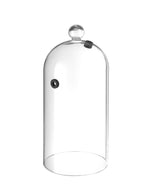 Cupola in vetro con sfiato, HENDI, Campana per cocktails, ⌀130x(H)282mm