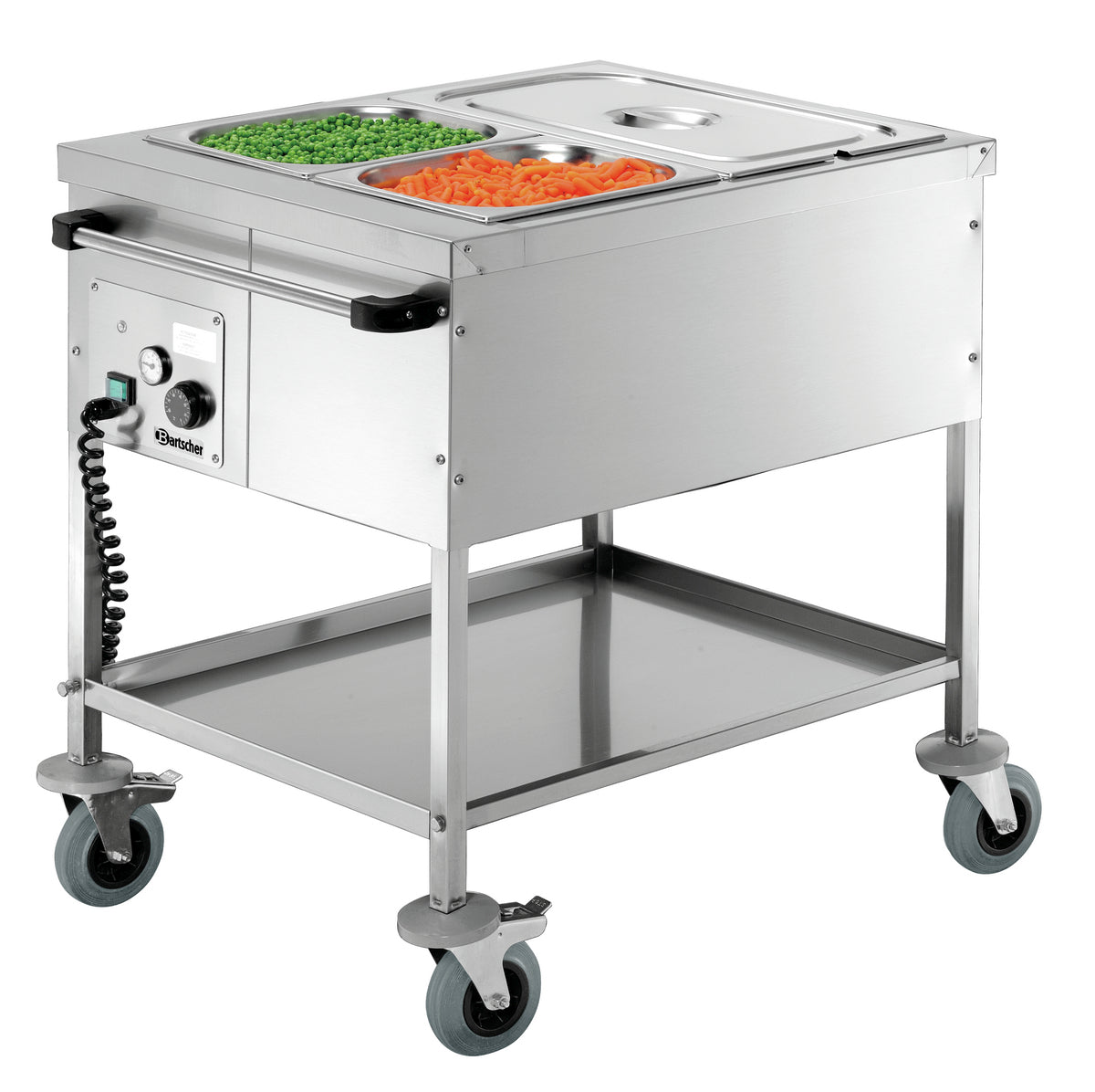 Carrello portavivande 2 x 1/1 GN