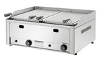 Griglia con pietra lavica, gas 70