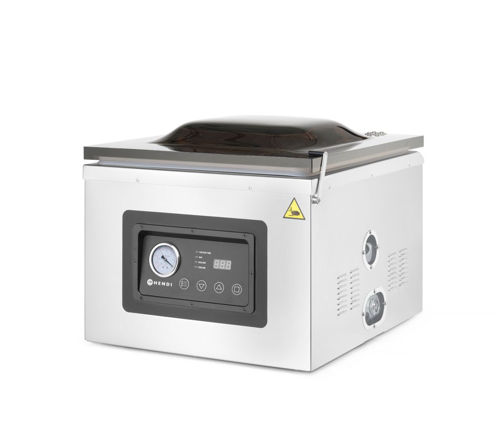 Macchina sottovuoto a campana Profi Line 410, HENDI, Profi Line, Barra saldante da 410mm, 230V/1100W, 510x625x(H)455mm