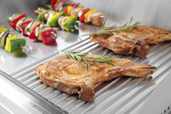 Griglia metà rigata, HENDI