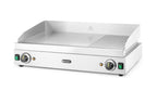 Griglia 1/3 rigata, HENDI, Profi Line, 2/3 liscia, 1/3 rigata, 230V/3500W, 697x474x(H)241mm