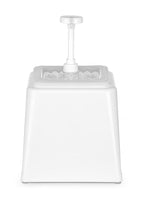 Dosatore per salse con pompa, HENDI, 2,5L, Bianco, 230x210x(H)327mm