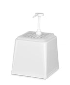 Dosatore per salse con pompa, HENDI, 2,5L, Bianco, 230x210x(H)327mm