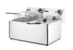Friggitrice Kitchen Line - 2x 8L, HENDI, Kitchen Line, 16L, 230V/7000W, 542x430x(H)351mm