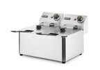 Friggitrice Kitchen Line - 2x4L, HENDI, Kitchen Line, 8L, 230V/6000W, 470x380x(H)315mm