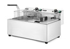 Friggitrici Profi Line - 2 x 8 L, HENDI, Profi Line, 16L, 230V/7000W, 605x460x(H)369mm
