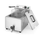 Friggitrice Profi Line con rubinetto di scarico - 8 l, HENDI