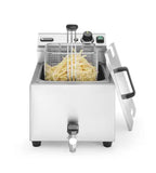 Friggitrice Profi Line con rubinetto di scarico - 8 l, HENDI