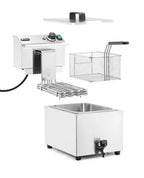 Friggitrice Profi Line con rubinetto di scarico - HENDI