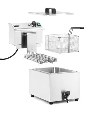 Friggitrice Profi Line con rubinetto di scarico - HENDI
