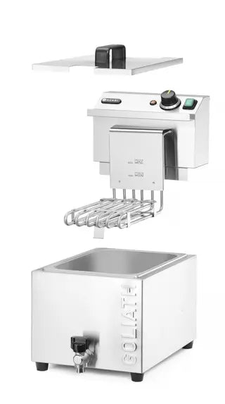 Friggitrice profonda XL con rubinetto di scarico HENDI GOLIATH