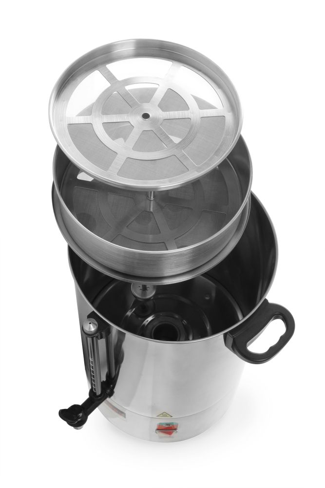 Caffettiera a filtro con doppia parete, HENDI, 6L, 230V/1500W, 316x350x(H)480mm